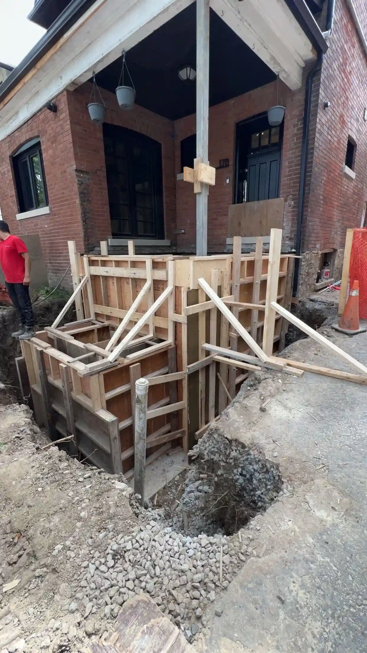 New foundation construction in Toronto — project example