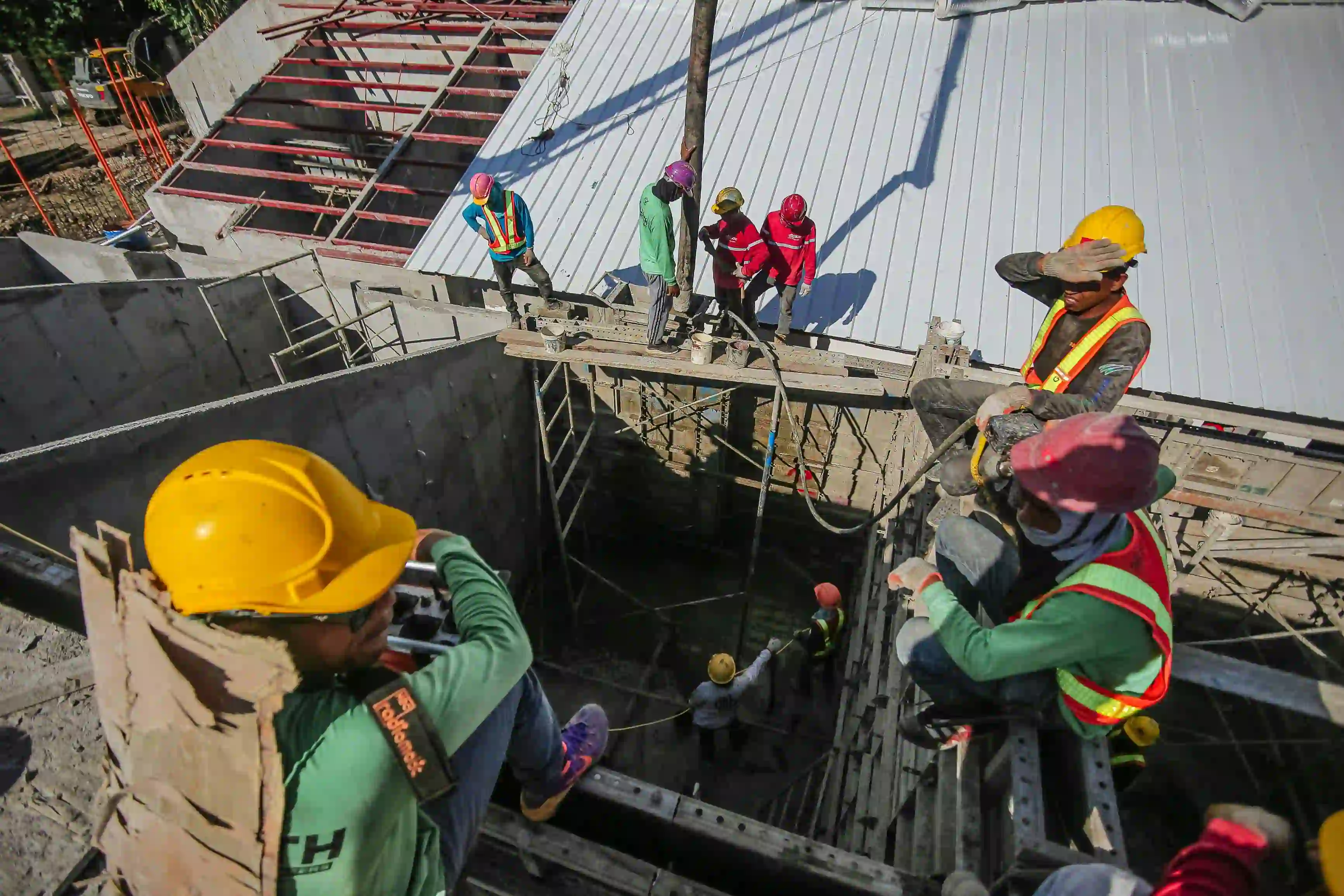 Cornerstone Waterproofing team at a Toronto job site